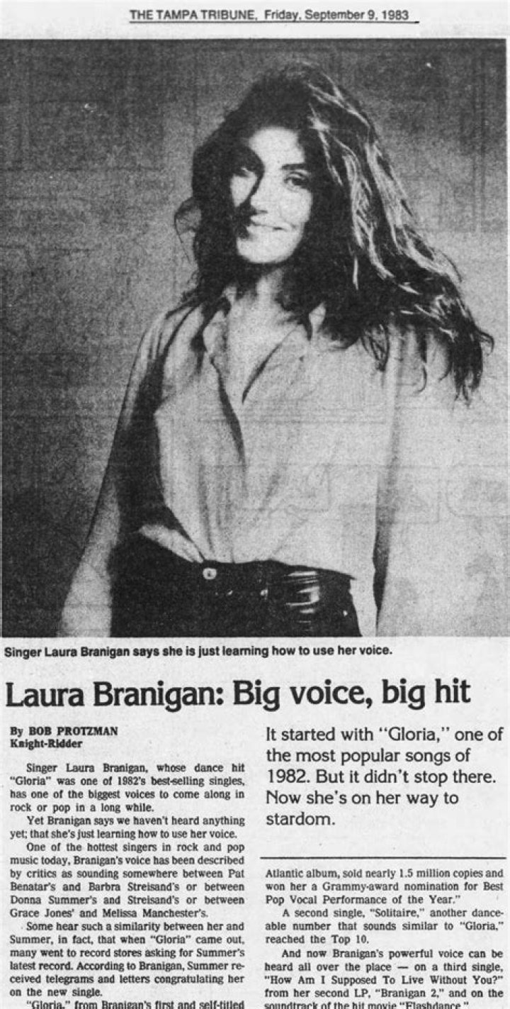 Laura Branigan - Trivia, Family, Bio