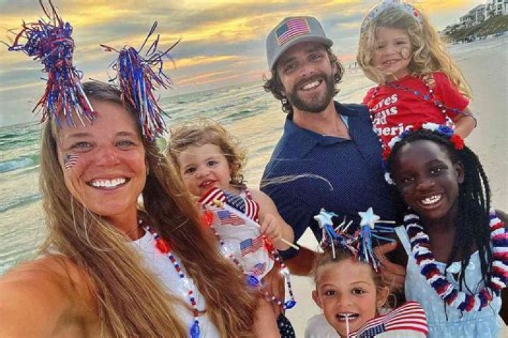 Thomas Rhett welcomed his fourth baby with wife Lauren Akins! Lauren Akins with their daughter Lillie Carolina