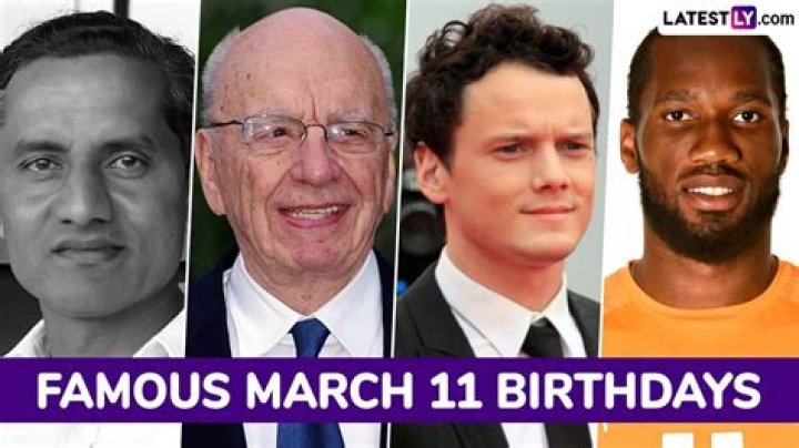 March 11 In Entertainment | Famous Birthdays