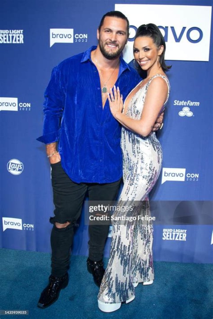 Michael Shay with ex-wife Scheana Shay wedding photo