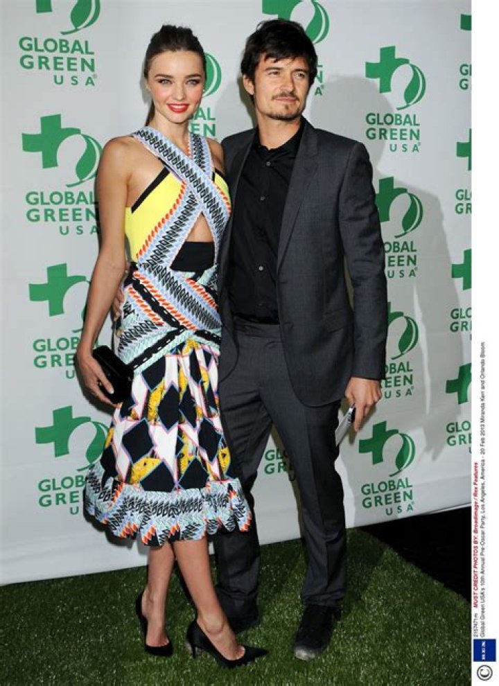 Miranda Kerr & Orlando Bloom, loved up at the Global Green party: suspicious?