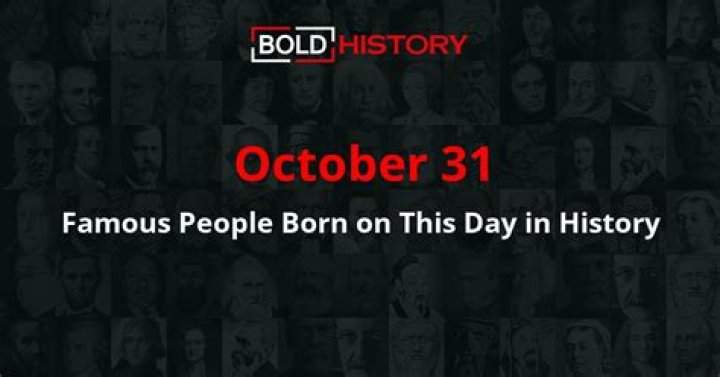 October 31 Birthdays By Profession