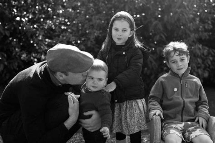 Prince William kisses Prince Louis in adorable new photograph taken by the Duchess of Cambridge