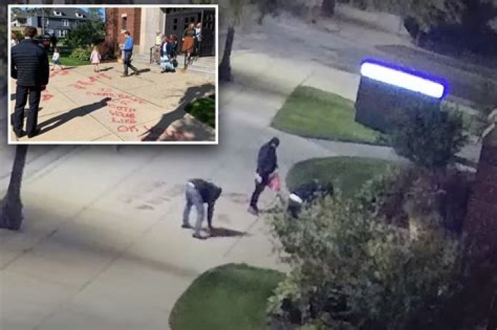 
Pro-choice vandals in Michigan caught spray-painting Catholic church 