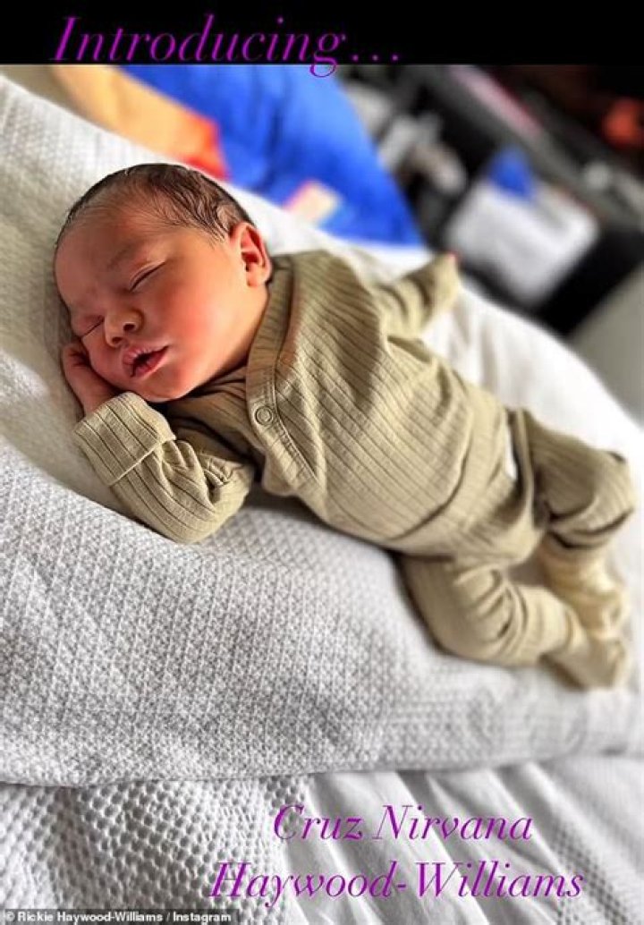 Radio 1’s Rickie Haywood-Williams is Father to Baby Son Cruz Nirvana!