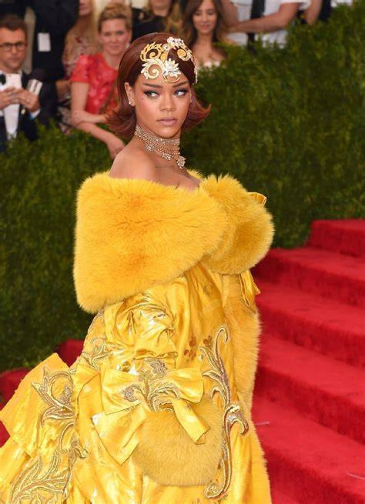 Fans think Rihanna is pregnant with A$AP Rocky and here’s why? Rihanna on Met Gala 2021