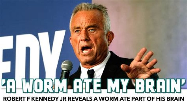 Robert F. Kennedy Jr.: A worm ate part of my brain and then died