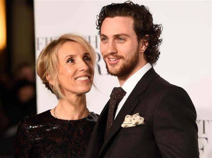Sam Taylor-Johnson and husband Aaron Taylor-Johnson arrive at the Los Angeles Special Screening Of Momentum Pictures' 'A Million Little Pieces' held at The London Hotel West Hollywood at Beverly Hills on December 4, 2019 in West Hollywood, Los Angeles, Cal
