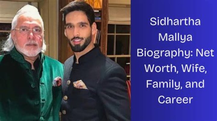 Siddharth Mallya - Age, Family, Bio