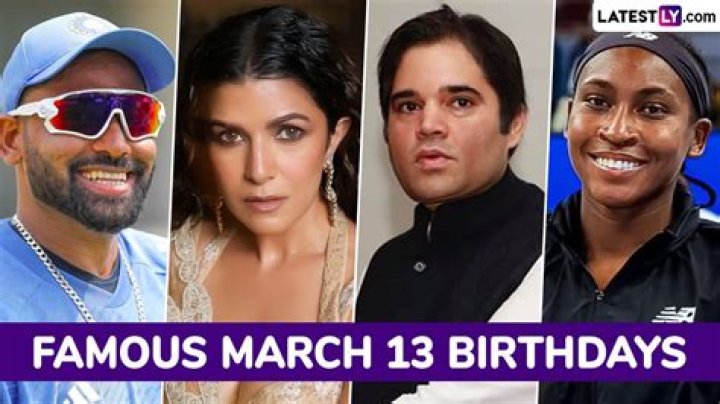 Singers Born March 13 | Famous Birthdays