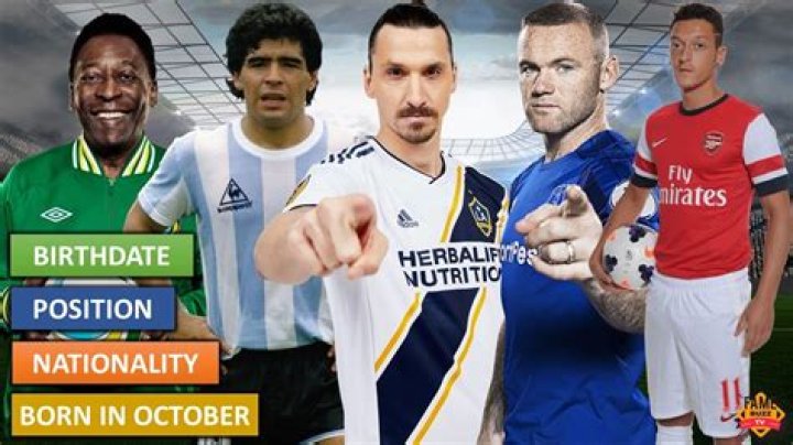 Soccer Players Born October 5
