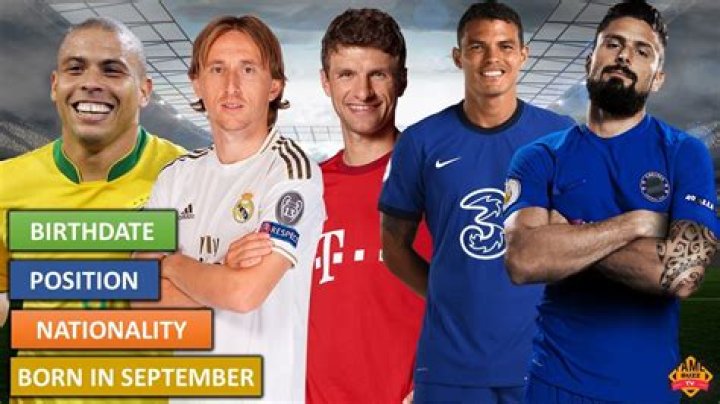 Soccer Players Born September 9