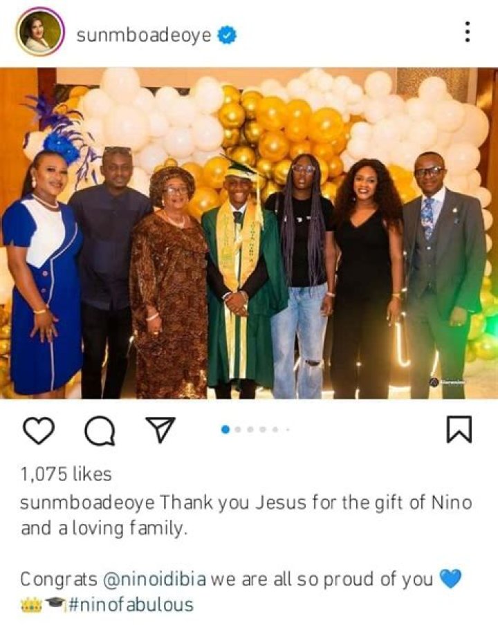 
Sunmbo Adeoye has poured sweet words on her Pastor husband David Adeoye 