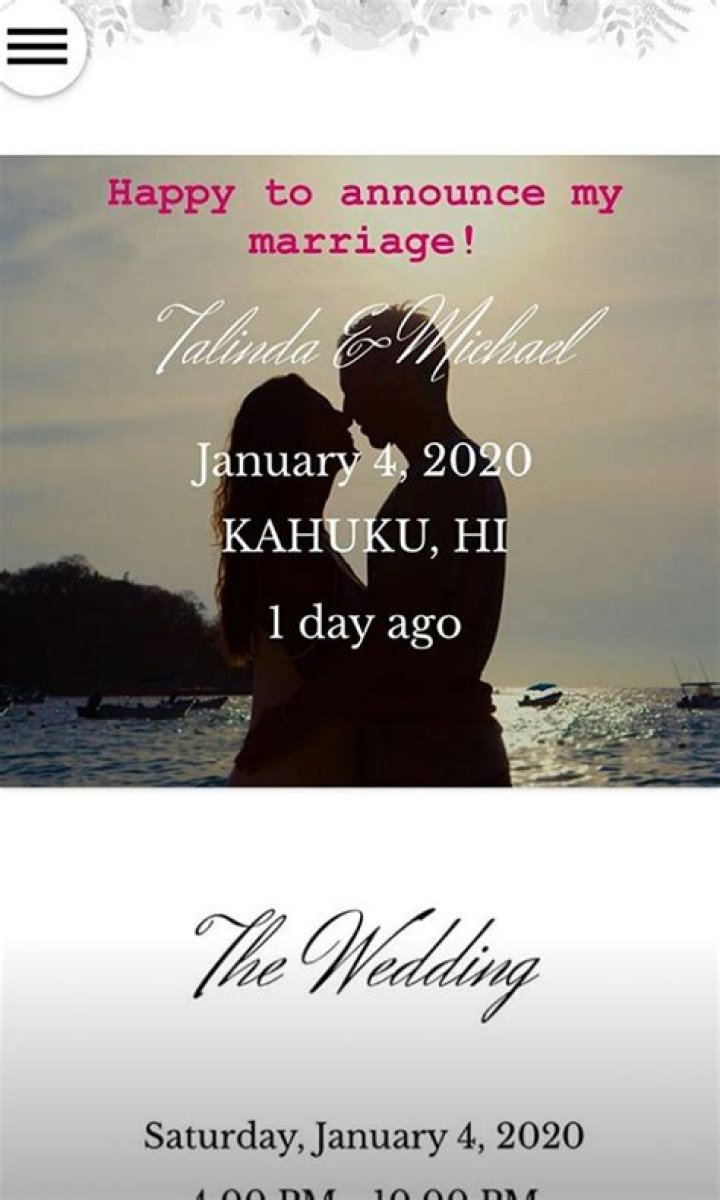 Talinda confirms her wedding with her boyfriend Michael Friedman but… Talinda confirms her wedding with her boyfriend Michael Friedman but…
