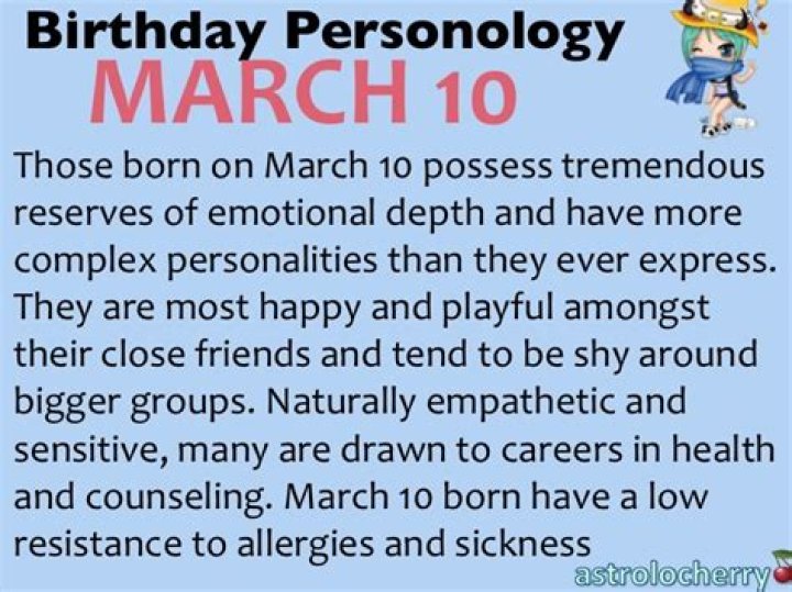 TikTok Stars Born March 10