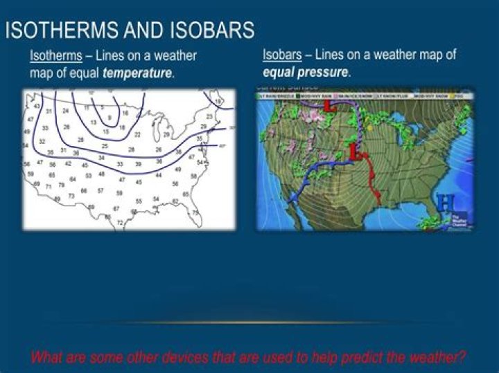 What are isobars and isotherms?