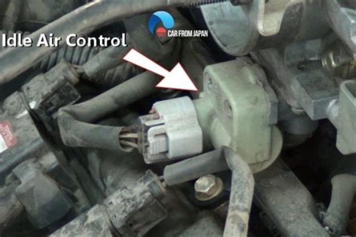What does the idle air control motor do?