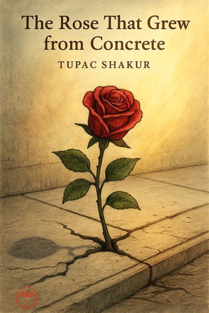 What does the rose that grew from concrete mean?