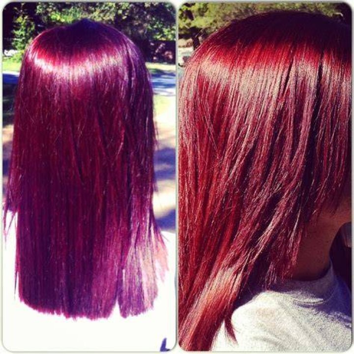 What happens if you mix red and black hair dye?