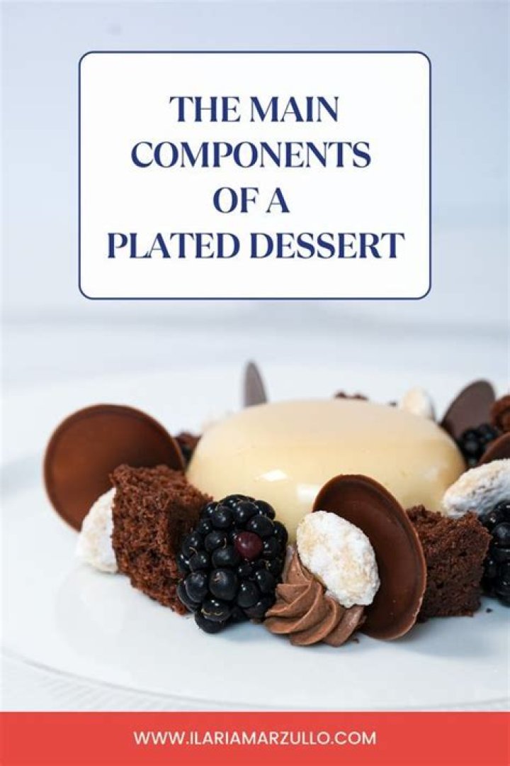 What is a plated dessert?