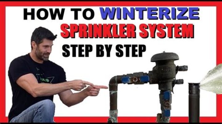 What is a self draining sprinkler system?
