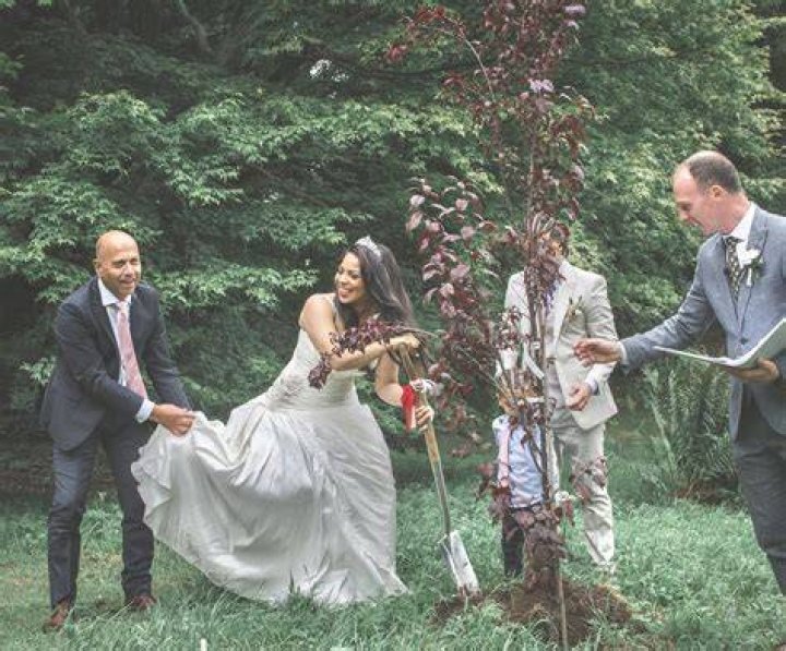 What is a tree planting ceremony?