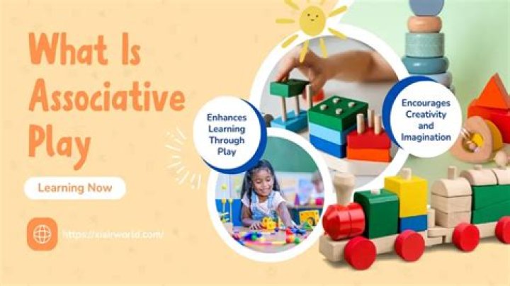 What is an example of associative play?