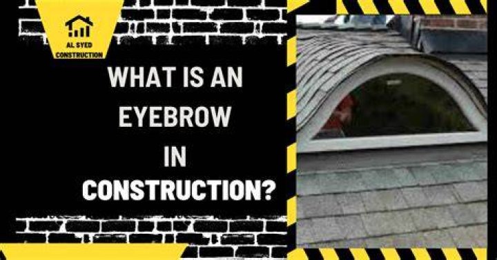 What is an eyebrow on a building?