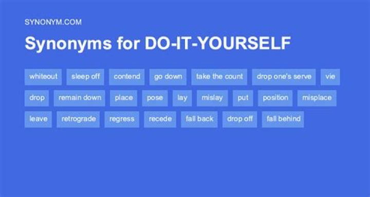 What is another word for do it yourself?