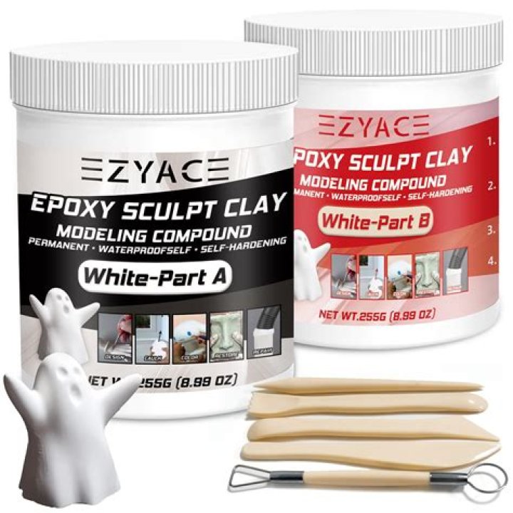 What is epoxy clay made of?