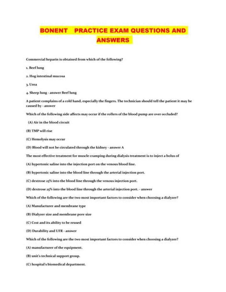 What is the Bonent exam?