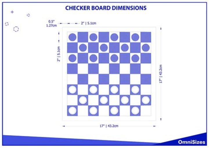 What size is a checkerboard?