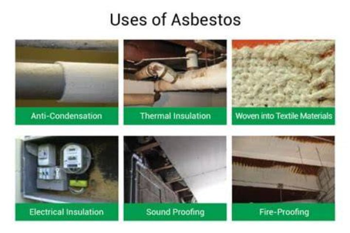 What temperature does asbestos burn?