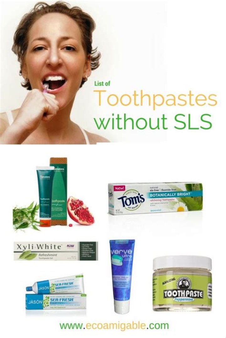 What toothpaste does not contain sodium lauryl sulphate?