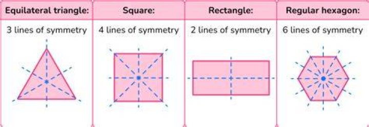 Which shape has 4 lines of symmetry?