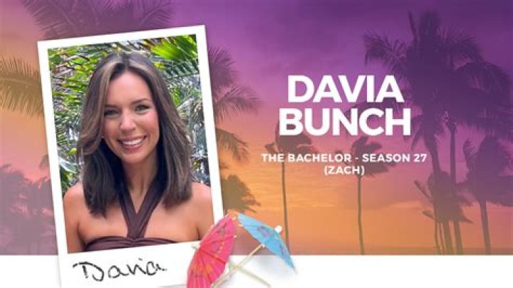 Who Is Davia Bunch From “The Bachelor” Season 27?