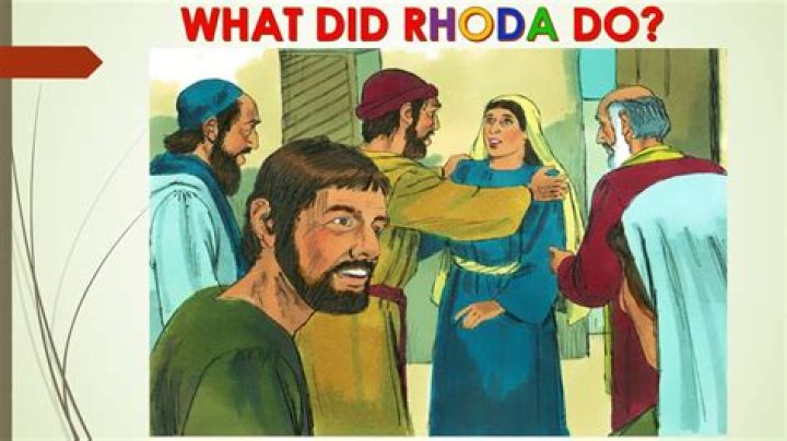 Who was Rhoda in the Bible?