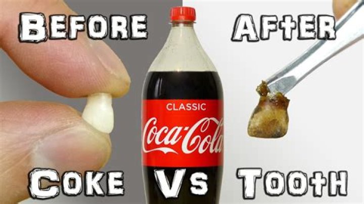 Why do my teeth feel weird after drinking soda?