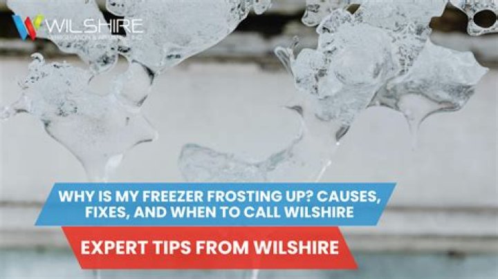Why is my freezer frosting?
